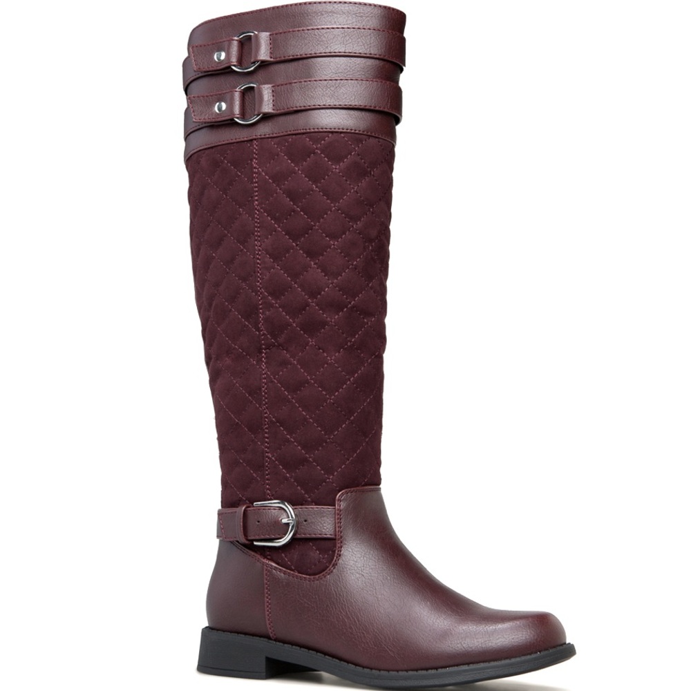 Mixed Material Brown Boots - Never Worn!